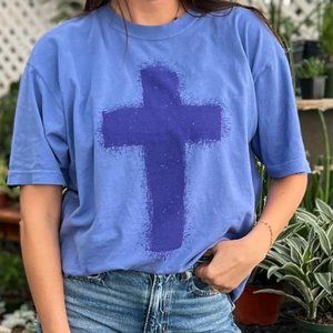 Periwinkle Cross Shirt